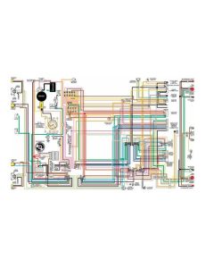 Chevy Wiring Diagram Laminated 74