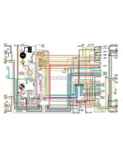 Chevy Wiring Diagram Laminated 76