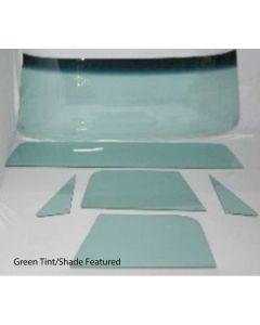 1981-1987 Chevy-GMC Truck Glass Kit-Small Rear Glass, Green Tint