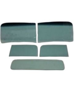 1947-1950 Chevy-GMC Truck Glass Kit-Two Piece Windshield Standard Rear Glass, Clear