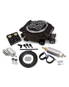 Holley Sniper 650HP EFI Self-Tuning Kit Master Kit  with Black Ceramic Finish