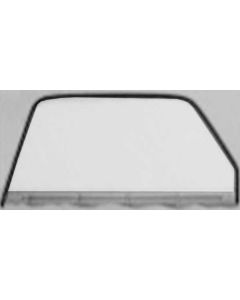 1947-1950 Chevy-GMC Truck Door Glass Assembly With Black Frame-Clear Glass, Left