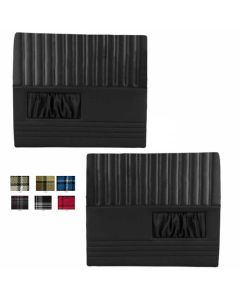 1955 (2nd)-1959 Chevy/GMC TMI Sport Door Pnls W/Plaid Insert, Lg Flat