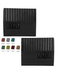 1955(2nd)-1959 Chevy-GMC Truck TMI Sport Door Panels With Houndstooth Insert, Large Flat Style