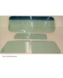 1955-1959 Chevy-GMC Truck Glass Kit, Small Back Glass, Vent Window Delete-Clear