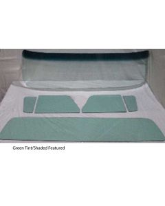 1960-1963 Chevy-GMC Truck Glass Kit, Deluxe/Large Back Glass-Clear