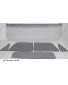 1964-1966 Chevy-GMC Truck Glass Kit, Small Back Glass-Green Tint With Shade Band