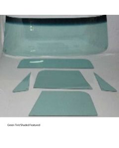 1968-1972 Chevy-GMC Truck Glass Kit, Small Back Glass-Green Tint With Shade Band