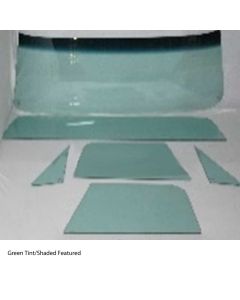 1968-1972 Chevy-GMC Truck Glass Kit, Deluxe/Large Back Glass-Clear