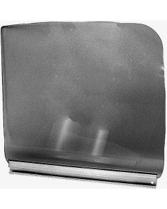 1951-1954 Chevy-GMC Truck Door Glass Installed In Channel-Grey Tinted Glass, Left
