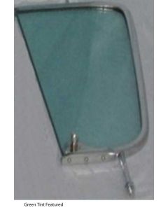 1955-1959 Chevy-GMC Truck Vent Window With Chrome Frame, Green Tint-Right