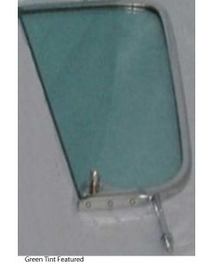 1960-1963 Chevy-GMC Truck Vent Window With Chrome Frame, Green Tint-Right