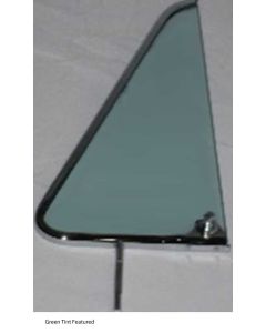Vent Glass W/Frame/Chr LH Clear, 64-66