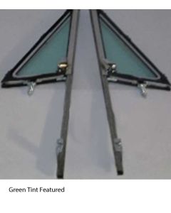 1967 Chevy-GMC Truck Vent Window And Post Assemblies, Grey Tint