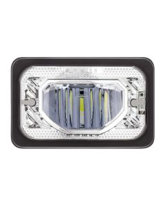 1981-1991 Chevy-GMC Truck Heated LED Headlight,  Dual Headlight Models, 4"x6", Chrome, High Beam
