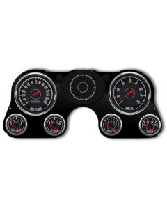 1967-1972 Chevrolet Truck New Vintage USA 6 Gauge 1967 Series Package - 140 MPH Programmable Speedometer with Tachometer, Oil Pressure, Water Temp, Fuel and Volt Meter - Black