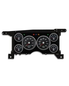 1986-1993 Chevrolet-GMC S10 - S15 Truck / Blazer - New Vintage USA 6 Gauge Performance Series Package - 140 MPH Programmable Speedometer with Tachometer, Oil Pressure, Water Temp, Fuel and Volt Meter - Black