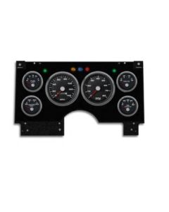 1994-1997 Chevrolet-GMC S10 - S15 Truck / Blazer - New Vintage USA 6 Gauge Performance Series Package - 240 KPH Programmable Speedometer with Tachometer, Oil Pressure, Water Temp, Fuel and Volt Meter - Black