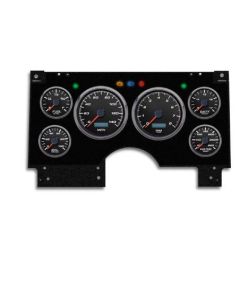 1994-1997 Chevrolet-GMC S10-S15 Truck / Blazer - New Vintage USA 6 Gauge Performance II Series Package - 140 MPH Programmable Speedometer with Tachometer, Oil Pressure, Water Temp, Fuel and Volt Meter - Black