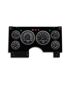 1994-1997 Chevrolet-GMC S10-S15 Truck / Blazer - New Vintage USA 6 Gauge Performance II Series Package - 240 KPH Programmable Speedometer with Tachometer, Oil Pressure, Water Temp, Fuel and Volt Meter - Black