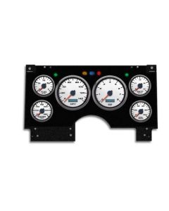 1994-1997 Chevrolet-GMC S10-S15 Truck / Blazer - New Vintage USA 6 Gauge Performance II Series Package - 140 MPH Programmable Speedometer with Tachometer, Oil Pressure, Water Temp, Fuel and Volt Meter - White