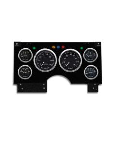 1994-1997 Chevrolet-GMC S10-S15 Truck / Blazer - New Vintage USA 6 Gauge 1940 Series Package - 140 MPH Programmable Speedometer with Tachometer, Oil Pressure, Water Temp, Fuel and Volt Meter - Black