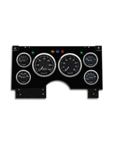 1994-1997 Chevrolet-GMC S10-S15 Truck / Blazer - New Vintage USA 6 Gauge 1940 Series Package - 240 KPH Programmable Speedometer with Tachometer, Oil Pressure, Water Temp, Fuel and Volt Meter - Black