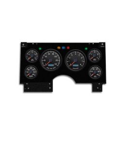 1994-1997 Chevrolet-GMC S10-S15 Truck / Blazer - New Vintage USA 6 Gauge Aviator Series Package - 140 MPH Programmable Speedometer with Tachometer, Oil Pressure, Water Temp, Fuel and Volt Meter - Black