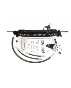 1960-1966 Chevy-GMC Truck Power Rack And Pinion Steering Kit, Disc Brakes, Serpentine Belt With Ididit Steering Column, Half-Ton 2WD