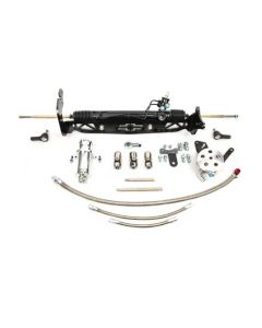 1967-1970 Chevy-GMC Truck Power Rack And Pinion Steering Kit, Drum Brakes, Serpentine Belt With Ididit Steering Column, Half-Ton 2WD