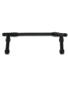 Earls -6 BLACK/STAINLESS DUAL FEED Holley Dominator