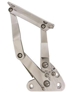 1967-1972 Chevy Truck Hood Hinges,  Plain - Polished














)
