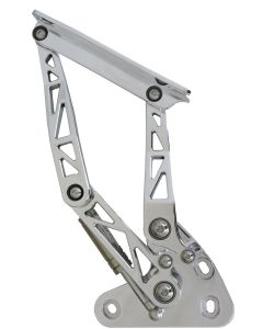 1967-1972 Chevy Truck Hood Hinges,  with cutouts - polished












)