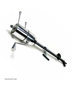 1967-1972 Chevy Truck Ididit Tilt Steering Column, AT Column Shift, Rack And Pinion Steering, Polished Aluminum