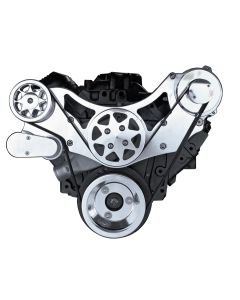 Front Drive System, Big Block Chevy, Polished, NO AC & NO Power Steering




