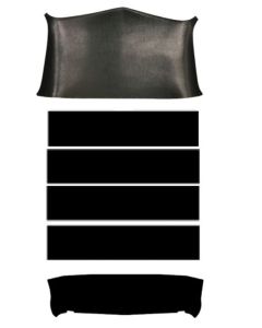 1947-1953 Chevy-GMC Panel Delivery Headliner,  ABS Plastic-With Split Windshield, 6 Piece