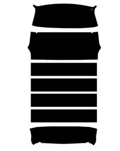 1954-1955 Chevy-GMC Panel Delivery Headliner,  ABS Plastic- 7 Piece Original Style