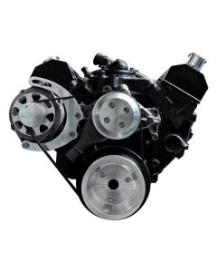 Small Block Chevy Alternator Bracket Kit No Power Steering Machine Finished









)