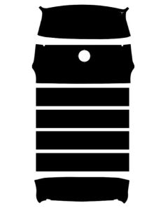 1954-1955 Chevy Suburban Headliner, ABS Plastic
