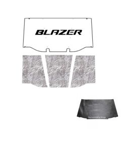 1969-1972 Blazer Under Hood Cover, Quietride AcoustiHOOD, 3-D Molded, Blazer Logo
