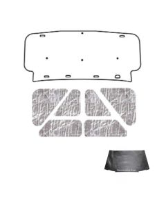 2007-2013 Chevy Silverado Under Hood Cover, Quietride AcoustiHOOD, 3-D Molded, Smooth