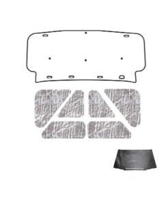 2007-2013 GMC Sierra Under Hood Cover, Quietride AcoustiHOOD, 3-D Molded, Smooth