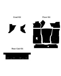 1999-2006 Chevy-GMC Truck QuietRide, AcoustiShield Insulation Kit, Standard Cab-Complete Kit