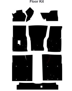 1999-2006 Chevy-GMC Truck QuietRide, AcoustiShield Insulation Kit, Extended Cab-Floor Kit