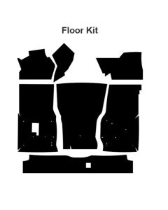1999-2006 Chevy-GMC Truck QuietRide, AcoustiShield Insulation Kit, Standard Cab-Floor Kit
