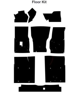 1999-2006 Chevy-GMC Truck QuietRide, AcoustiShield Insulation Kit, Crew Cab-Floor Kit