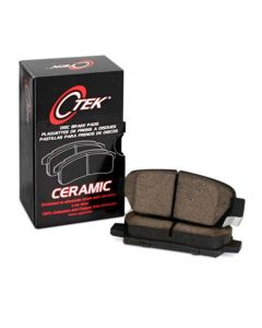 1988-2002 Centric 103.03700 - C-TEK Standard Ceramic Brake Pads with Shims, Two Wheel Set (See Fitment Below)