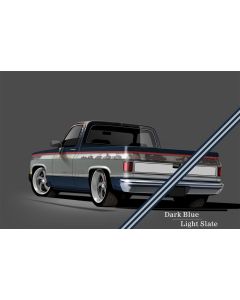 Paint Break Stripe Dk Blue/Lt Slate 81-87