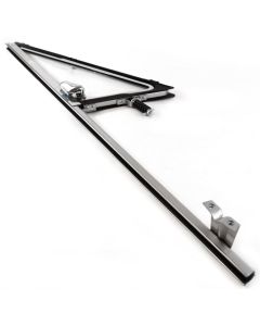 1968-1972 Chevy-GMC Truck Vent Window Assembly With Frame Chrome, Clear Glass- Right