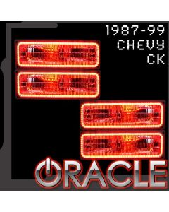 1987-1999 CK Series Pickup SMD Blue Dual Halo Kit for Headlights (2274-002) by Oracle Lighting®